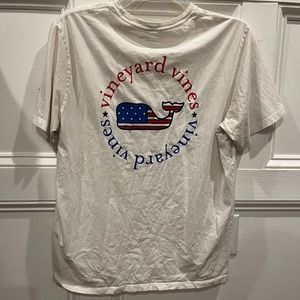 Red white and blue vineyard vines tshirt size large